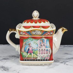 Sadler Romeo Juliette Teapot Shakespear Vintage
